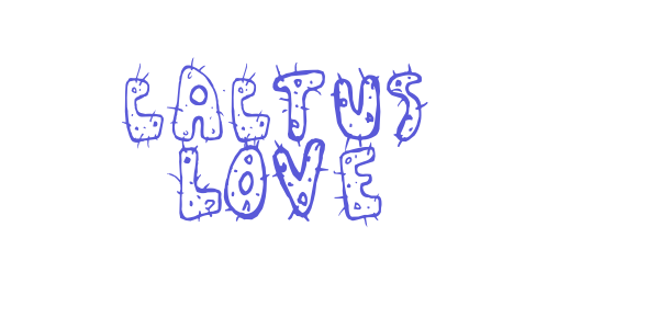 Cactus Love font free