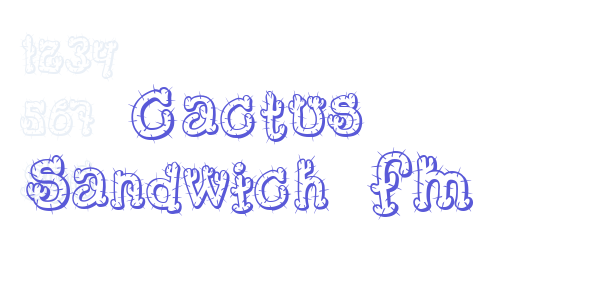 Cactus Sandwich FM font free