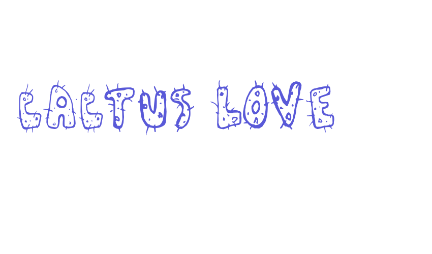 Cactus Love Font Download