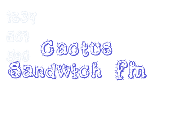 Cactus Sandwich FM Font Download