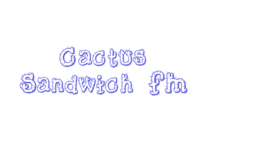 Cactus Sandwich FM Font Download