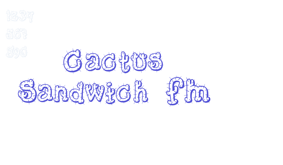 Cactus Sandwich FM-font-download