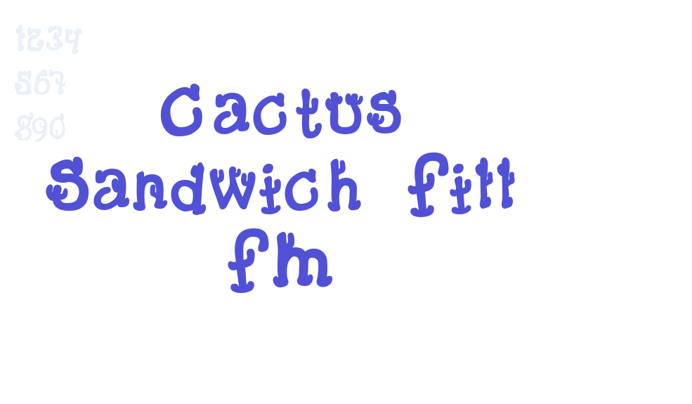 Cactus Sandwich Fill FM-font-download