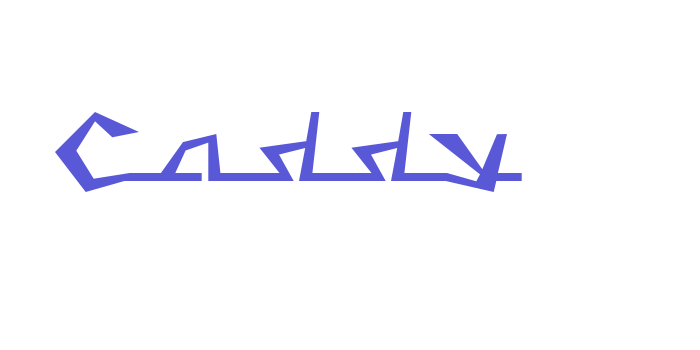 Caddy Font