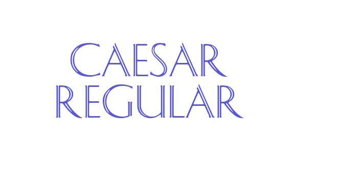 Caesar Regular Font Download