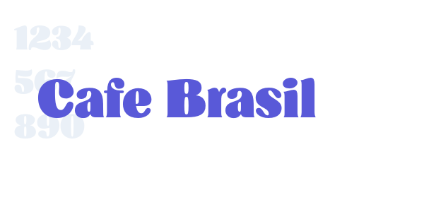 Cafe Brasil font free