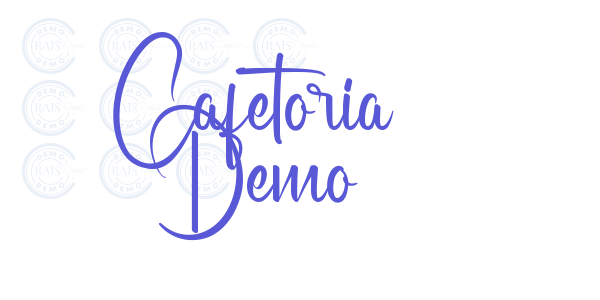 Cafetoria Demo font free