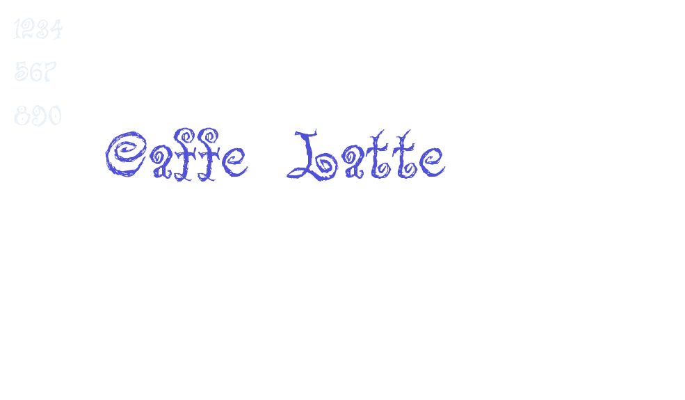 Caffe Latte-font-download