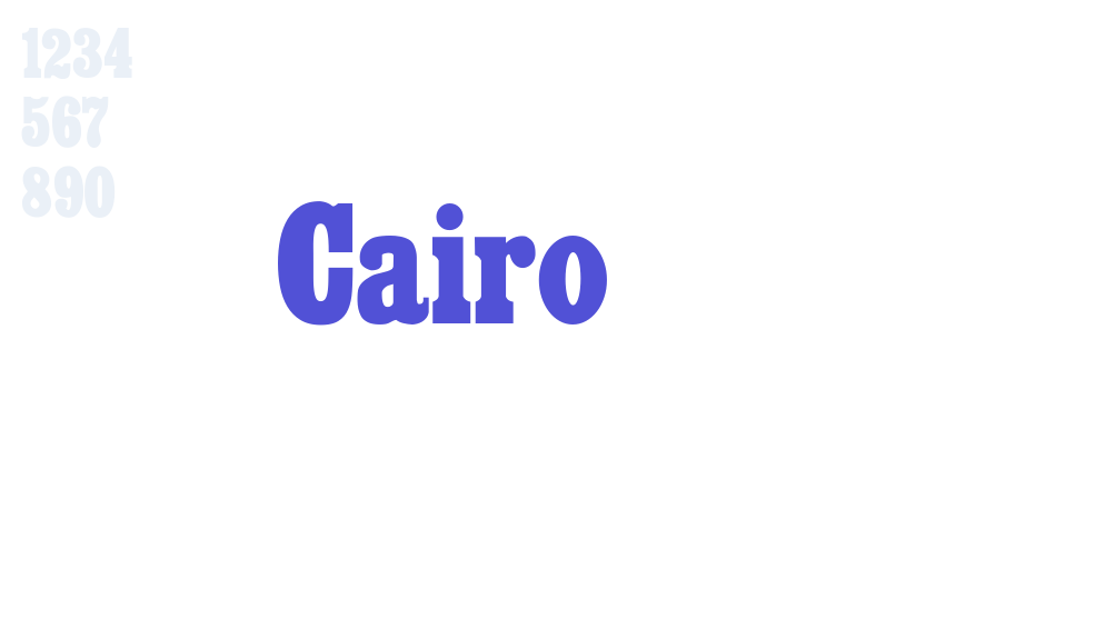 Cairo-font-download