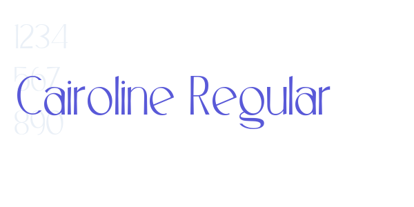 Cairoline Regular font free