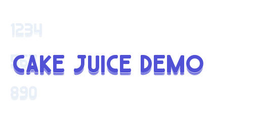 Cake Juice Demo-font-download