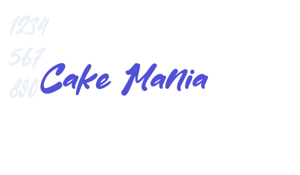 Cake Mania font download