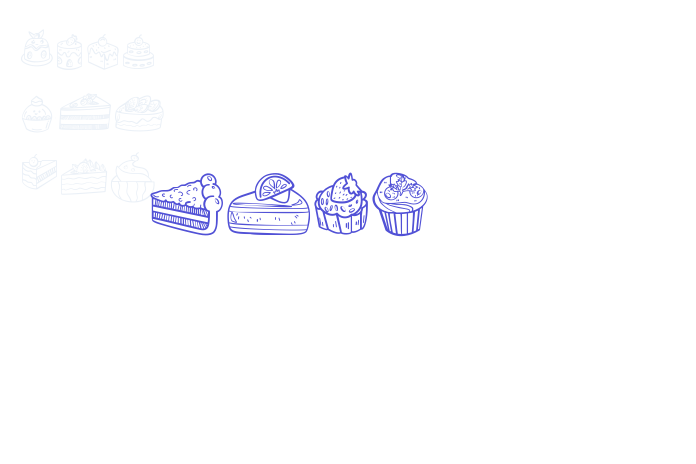 Cake font download