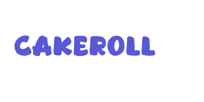 Cakeroll Font Download