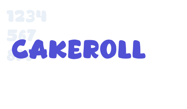 Cakeroll font download