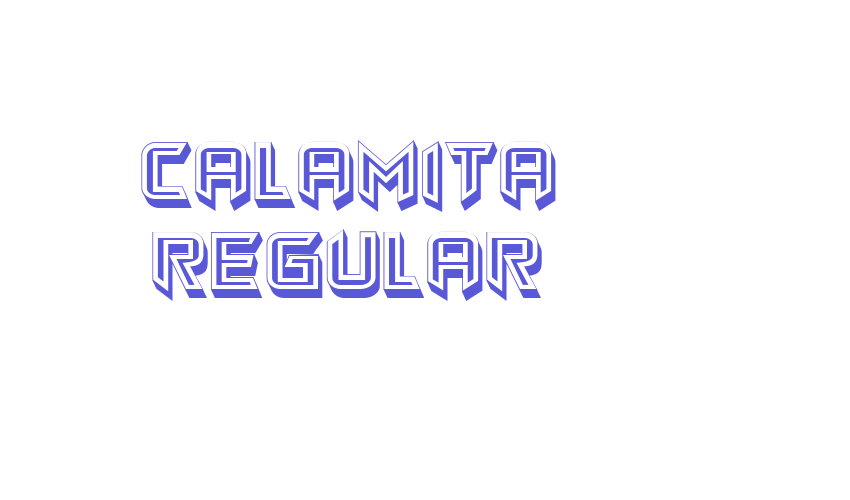 Calamita Regular Font Download