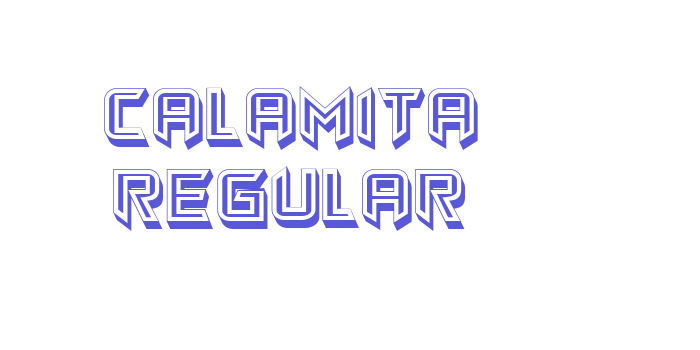 Calamita Regular Font Download