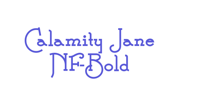 Calamity Jane NF-Bold Font Download