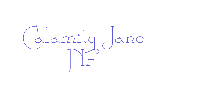 Calamity Jane NF Font Download