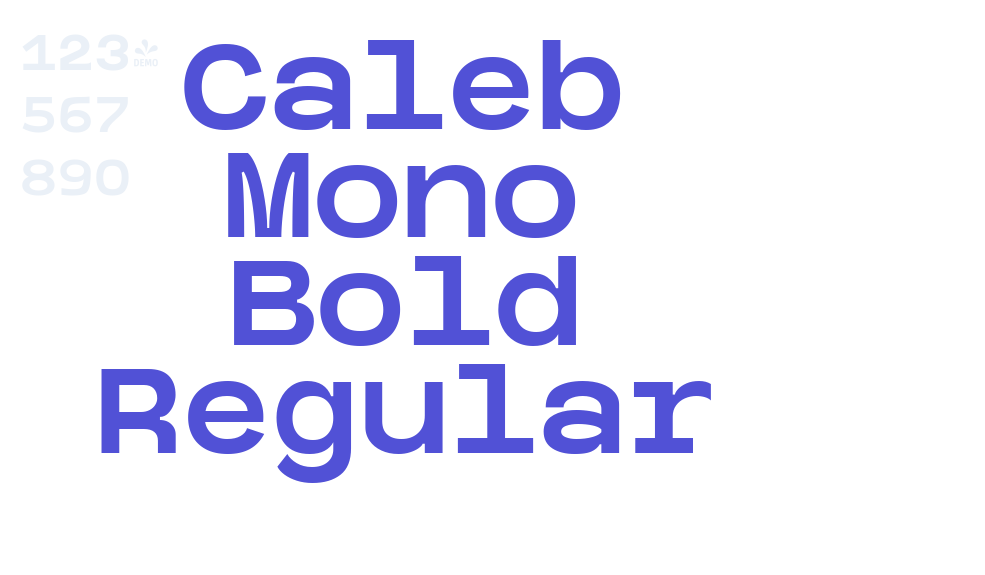 Caleb Mono Bold Regular-font-download