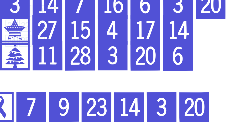 Calendar Symbol Wizard  Regular-font-download