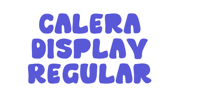 Calera Display Regular Font Download