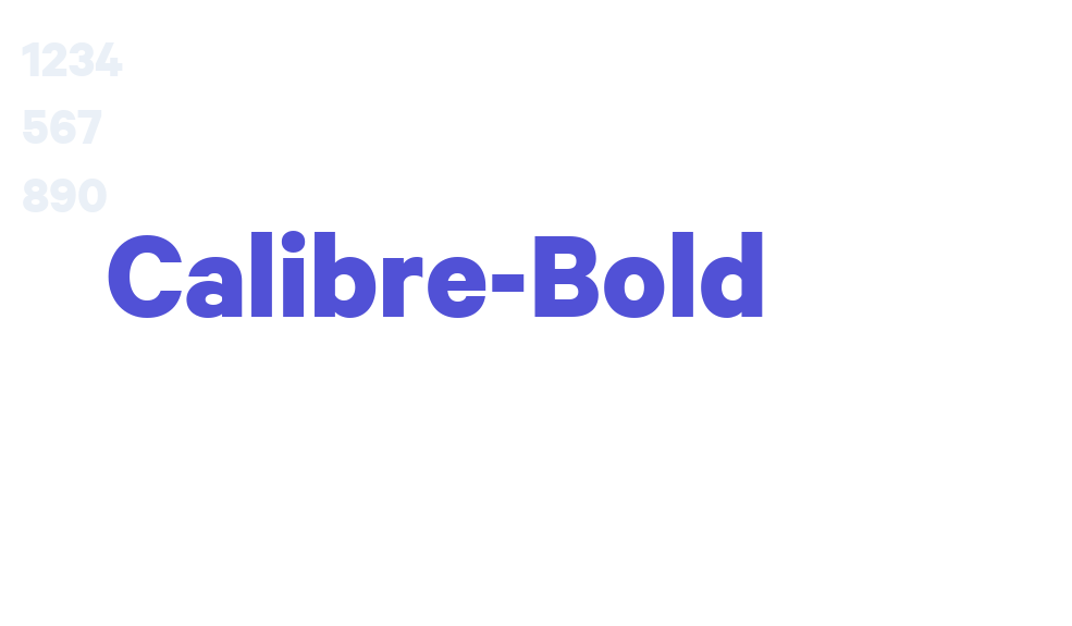 Calibre-Bold-font-download