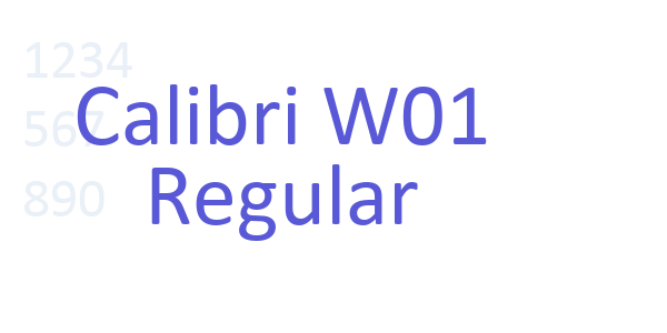 Calibri W01 Regular font free