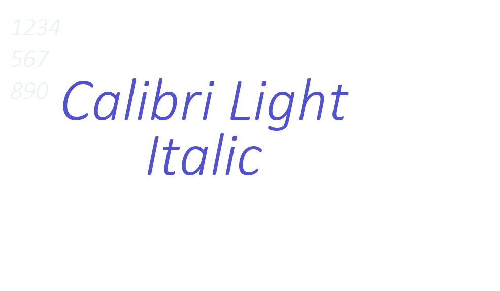 Calibri Light Italic-font-download