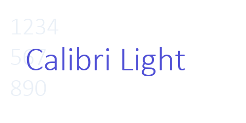 Calibri Light-font-download