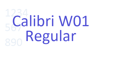 Calibri W01 Regular