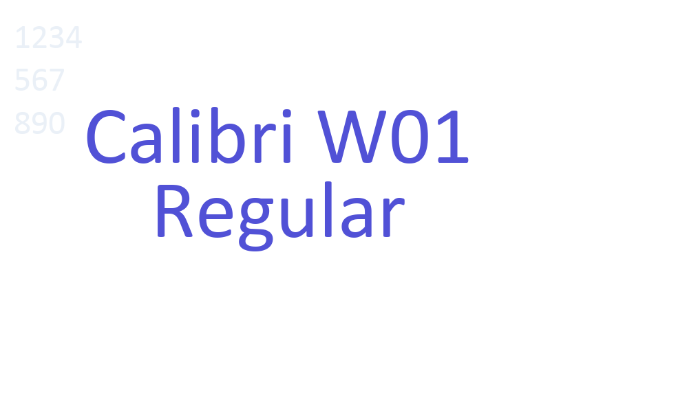 Calibri W01 Regular-font-download