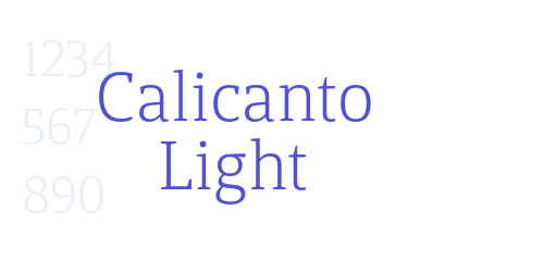 Calicanto Light-font-download