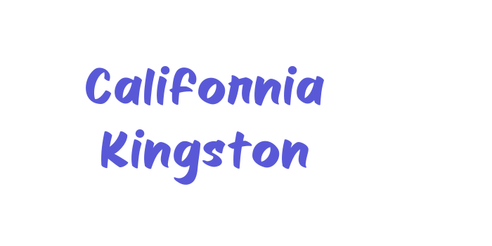 California Kingston Font