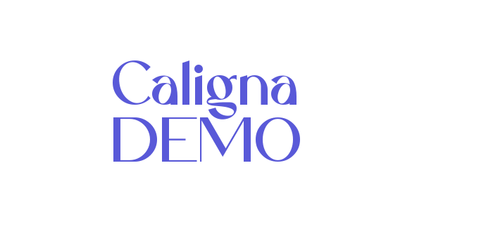 Caligna DEMO Font Download