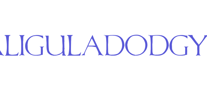 CaligulaDodgy Font Download