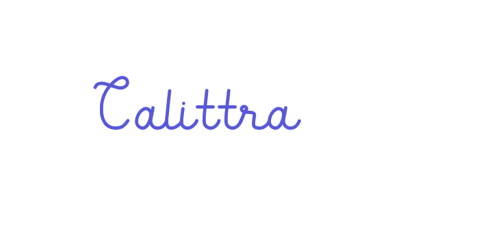 Calittra Font Download