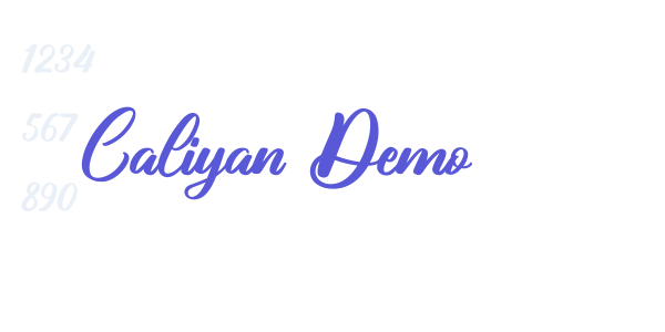 Caliyan Demo font free