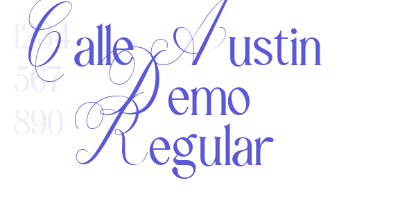 Calle Austin Demo Regular font free