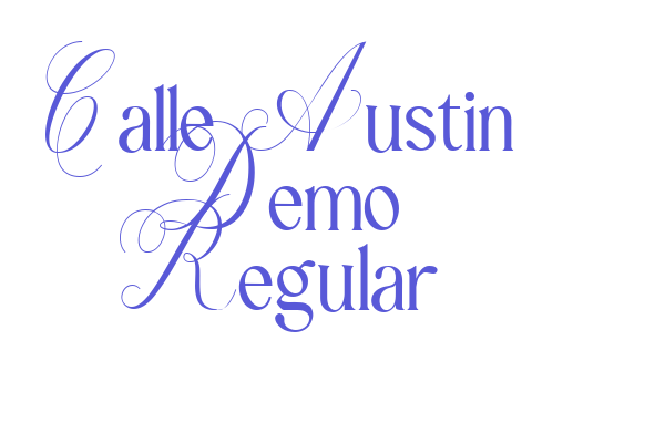 Calle Austin Demo Regular Font