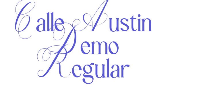 Download Calle Austin Demo Regular Font