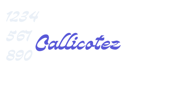 Callicotez font free