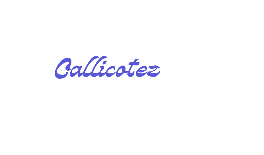 Callicotez Font