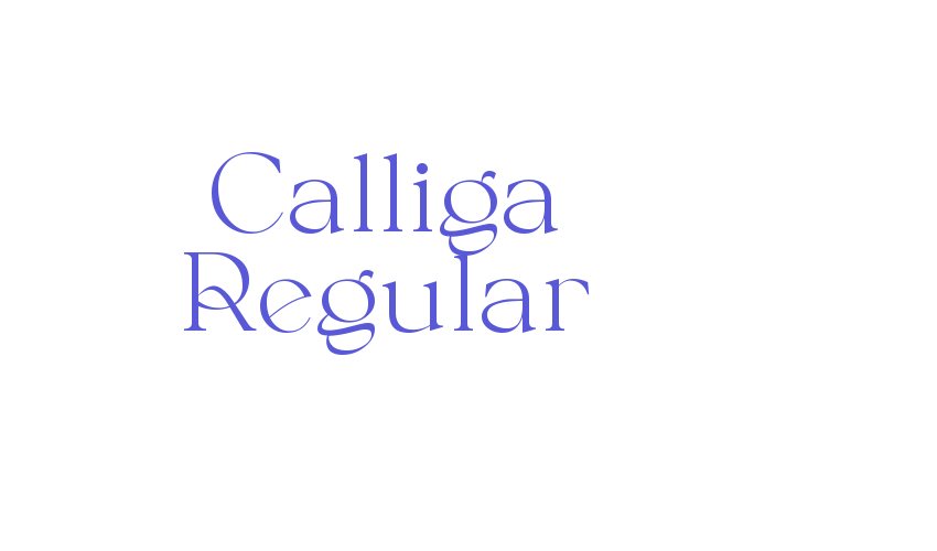 Calliga Regular Font