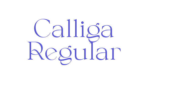 Calliga Regular Font