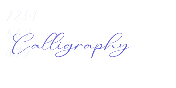 Calligraphy font free