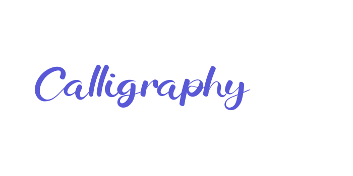 Calligraphy Font