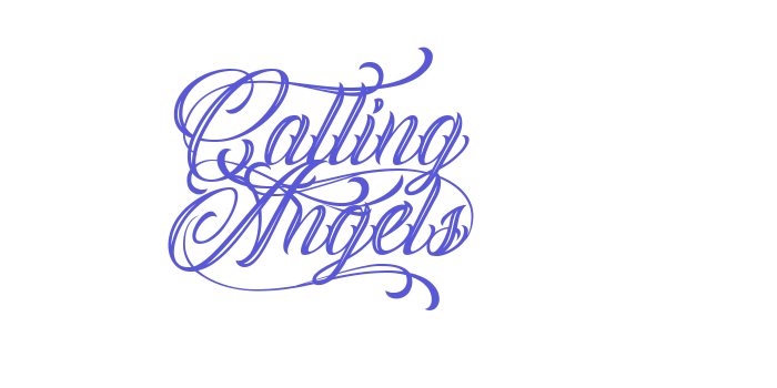 Calling Angels Font Download