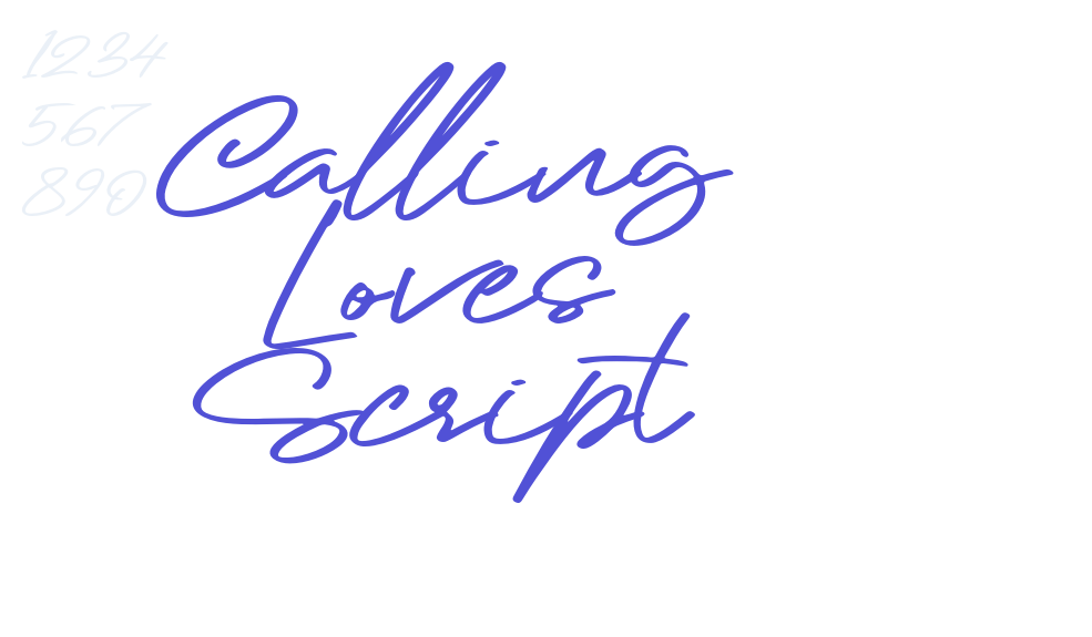 Calling Loves Script-font-download