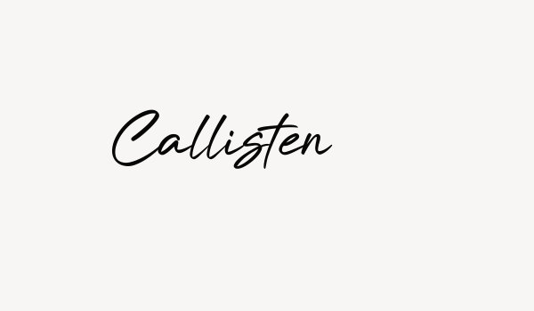 Callisten Font